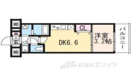 THE GARNET MILLENNIUM KYOTO九条烏丸間取り図面