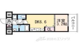 THE GARNET MILLENNIUM KYOTO九条烏丸間取り図面