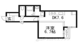 NAGI KYOTO NIJO間取り図面