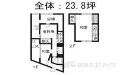 小山上総町17番地14,17番地15店舗間取り図面