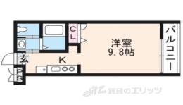 Ｌａ　Ｖｉｔａ二条月光間取り図面
