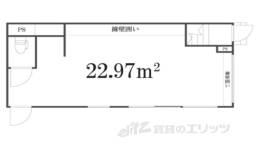 等持院北町店舗1階間取り図面