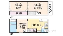 貸家間取り図面
