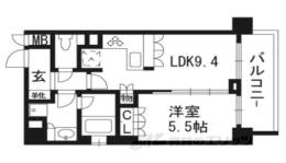 リーガル京都堀川中立売間取り図面