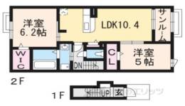 プラシード緑町３B間取り図面