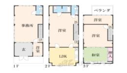 本町１９丁目415-3鳥羽街道貸家間取り図面