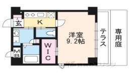 Ｒｉｖｉｅｒｅ　Ｇａｕｃｈｅ御所西間取り図面