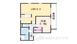 夢咲きの里　Ａ間取り図面