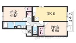 クラージュＢ棟間取り図面
