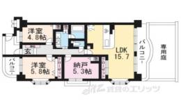 ライオンズマンション上桂間取り図面