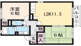 ラグージュ　Ｂ棟間取り図面