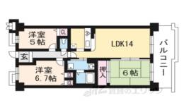 サンシティ大津石山間取り図面