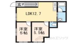 北花山ハイツ間取り図面