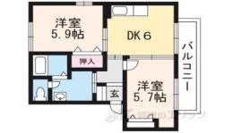 サンビレッジ２Ａ間取り図面