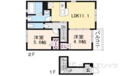ユアメゾン唐崎Ａ棟間取り図面
