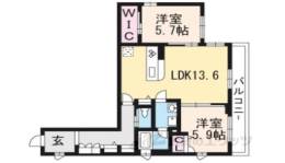 レフィシア西院間取り図面