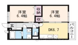メゾンクレセラ２間取り図面