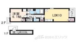 ペーナ伏見稲荷間取り図面