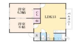 サンビレッジ横田Ａ棟間取り図面