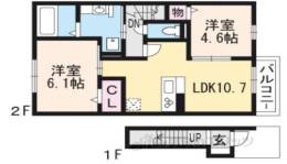 グランドール　ヴィラ間取り図面