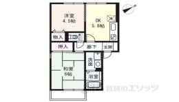 カワゼハイツ桜ヶ丘２間取り図面