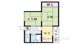 ヴィラ中央間取り図面