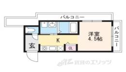 サンフェリシアン東福寺間取り図面