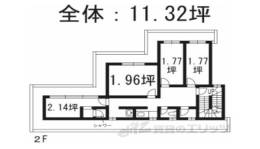 上賀茂御園橋ゲストハウス跡店舗間取り図面