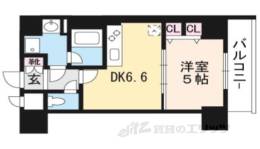 ベラジオ京都西院ウエストシティ３間取り図面