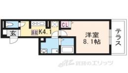 フォーレスト曼殊院間取り図面