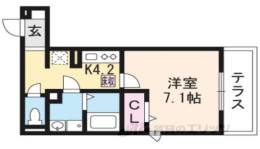 フォーレスト曼珠院間取り図面