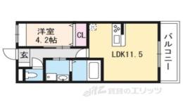 Ｐａｌａｃｉｏ西院間取り図面