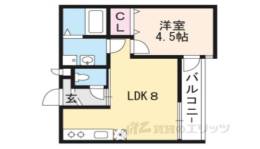 プライベートレジデンス御所西間取り図面
