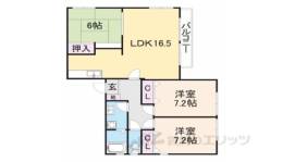 プリンセスコート朱雀１　Ｃ棟間取り図面