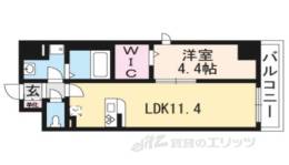 THE RESIDENCE 二条駅前間取り図面