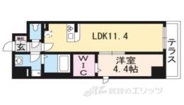 THE RESIDENCE 二条駅前間取り図面