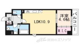 THE RESIDENCE 二条駅前間取り図面