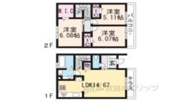 ガーデン善峯道間取り図面