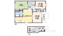 シャンド・フルール間取り図面