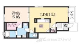 フランボアーズ篠山１間取り図面