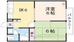 グランディーナ左京間取り図面