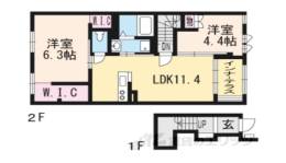 Ｌａ・ｅｓｃａｌｉｅｒ間取り図面