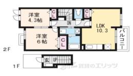 エテルノ土師間取り図面