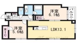 シャーメゾン祠西洞院二条間取り図面