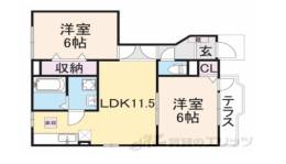 サンセール１間取り図面