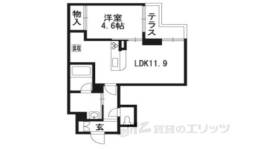 リヴェール東寺間取り図面