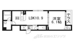 リヴェール東寺間取り図面