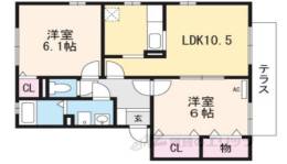 夢咲きの里　Ｆ間取り図面