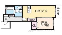 ラ・メゾンGORYO間取り図面