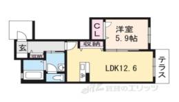ラ・メゾンGORYO間取り図面